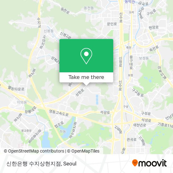 신한은행 수지상현지점 map