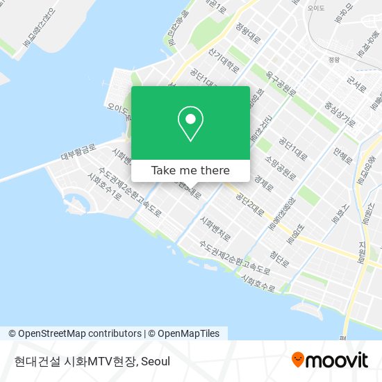 현대건설 시화MTV현장 map