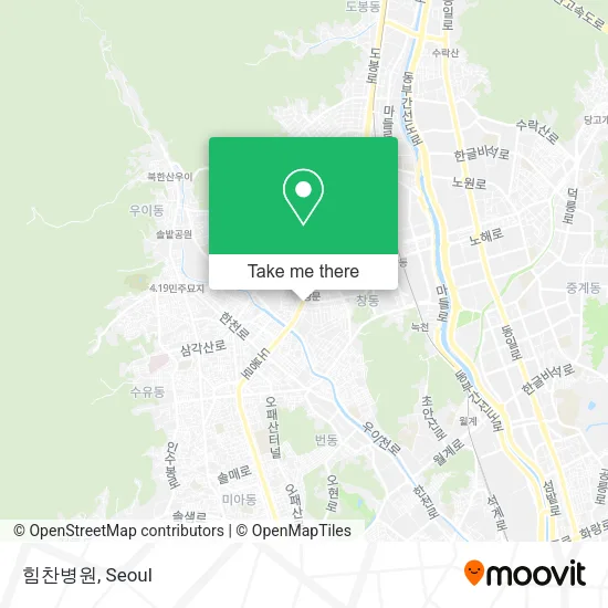 힘찬병원 map