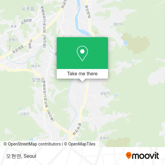 모현면 map