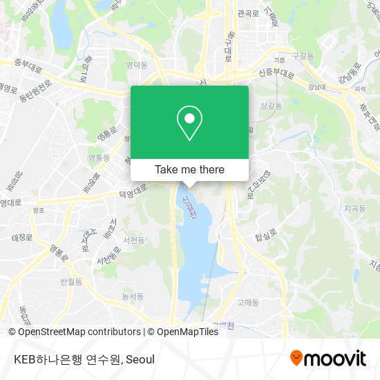 KEB하나은행 연수원 map