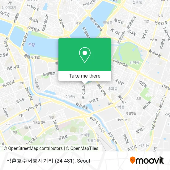 석촌호수서호사거리 (24-481) map