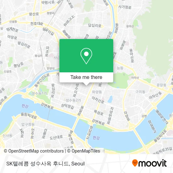 SK텔레콤 성수사옥 후니드 map
