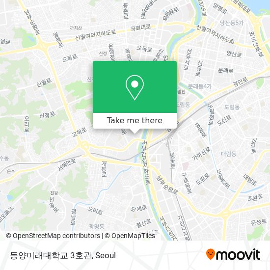 동양미래대학교 3호관 map