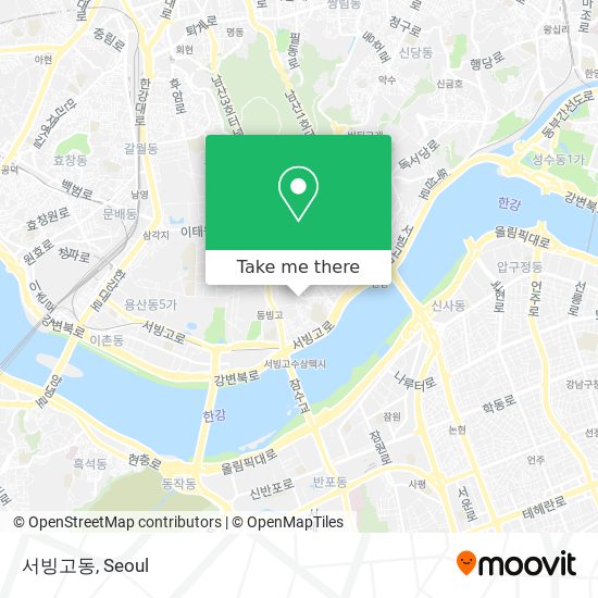 서빙고동 map
