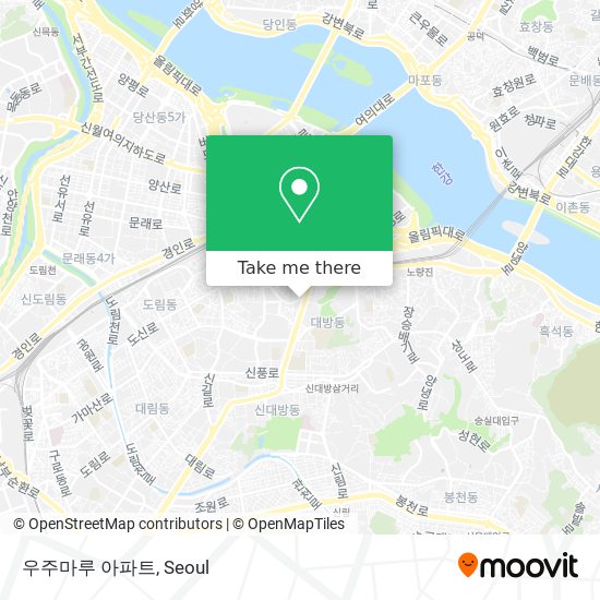 우주마루 아파트 map