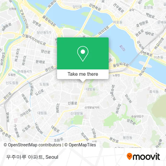 우주마루 아파트 map