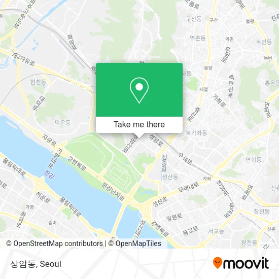 상암동 map