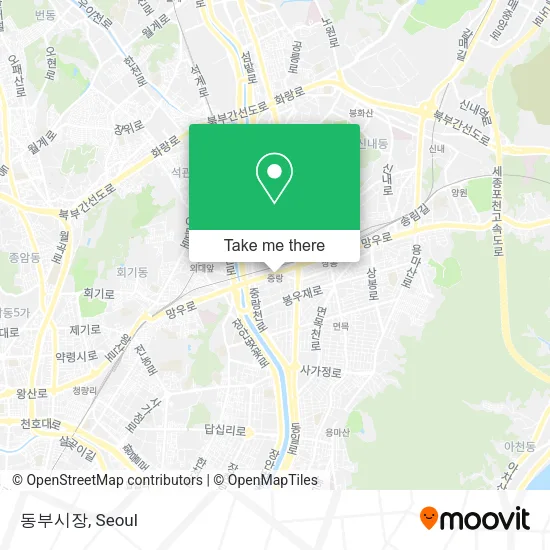 동부시장 map