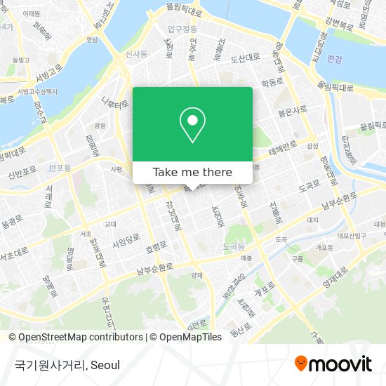 국기원사거리 map