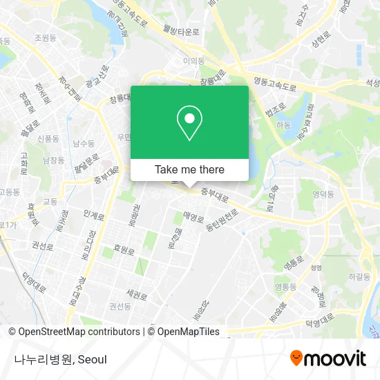 나누리병원 map