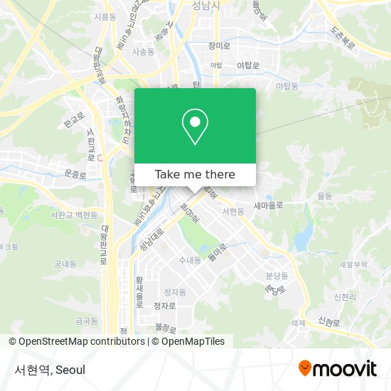 서현역 map