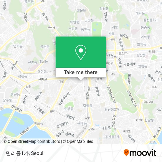 만리동1가 map