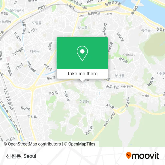 신원동 map