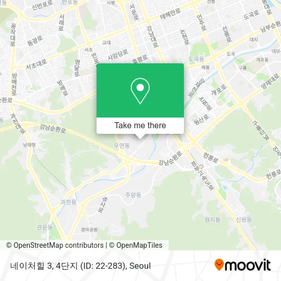 네이처힐 3, 4단지 (ID: 22-283) map