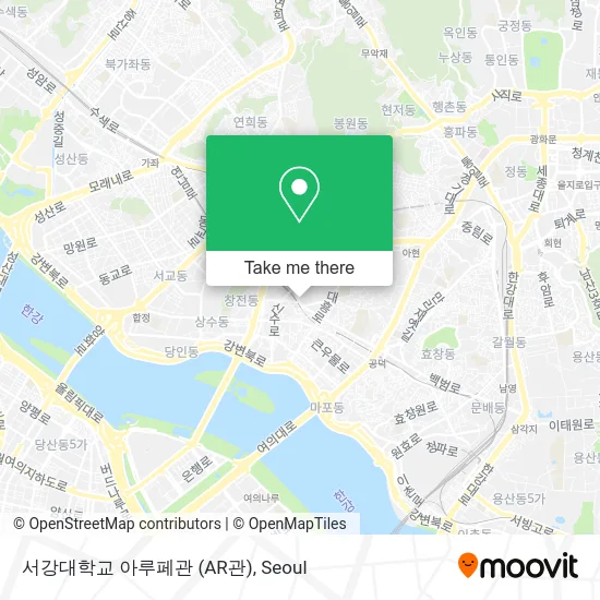 서강대학교 아루페관 (AR관) map