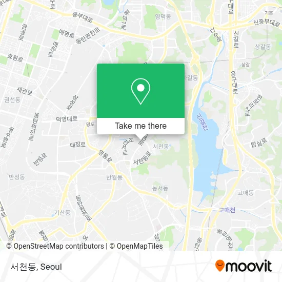 서천동 map