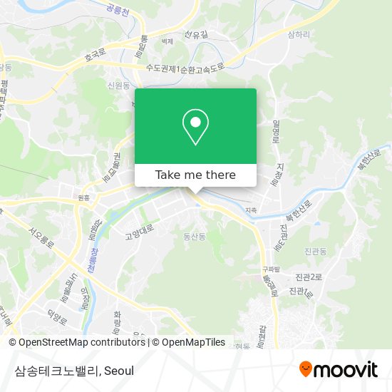 삼송테크노밸리 map