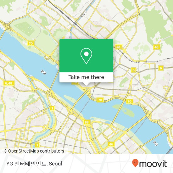 YG 엔터테인먼트 map