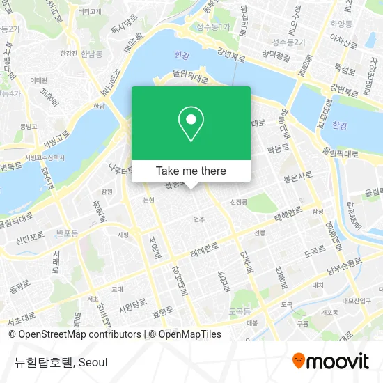 뉴힐탑호텔 map