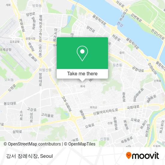 강서 장례식장 map