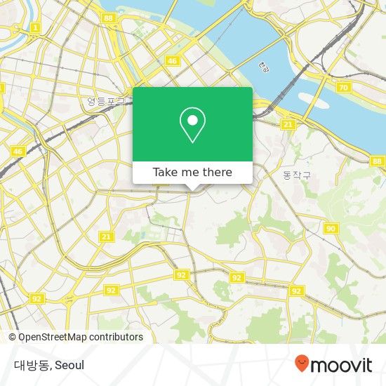 대방동 map