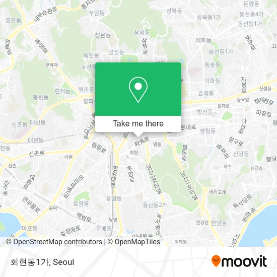 회현동1가 map