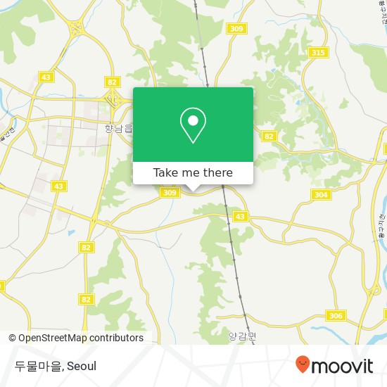 두물마을 map