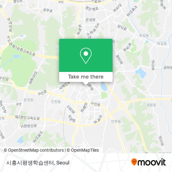 시흥시평생학습센터 map