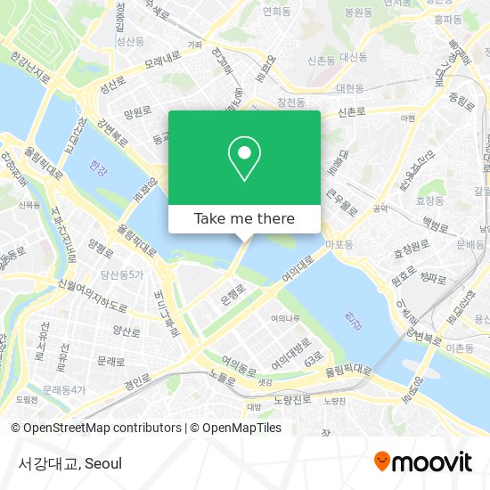 서강대교 map