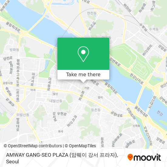 AMWAY GANG-SEO PLAZA (암웨이 강서 프라자) map