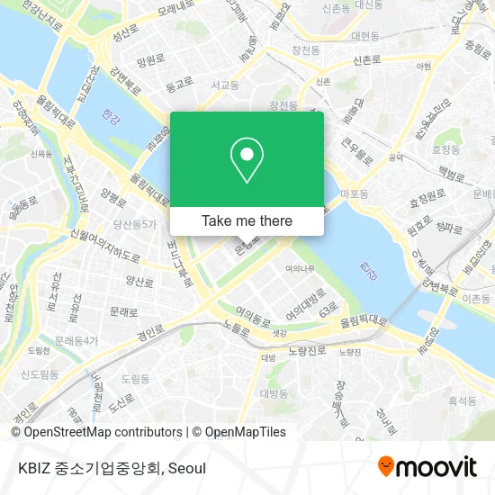 KBIZ 중소기업중앙회 map
