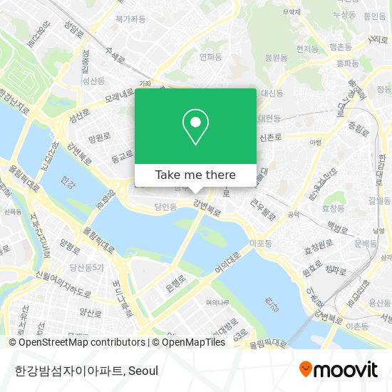 한강밤섬자이아파트 map