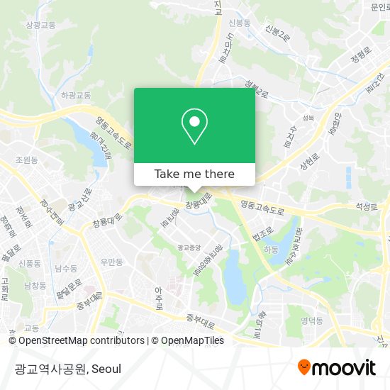 광교역사공원 map