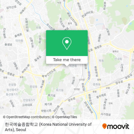한국예술종합학교 (Korea National University of Arts) map