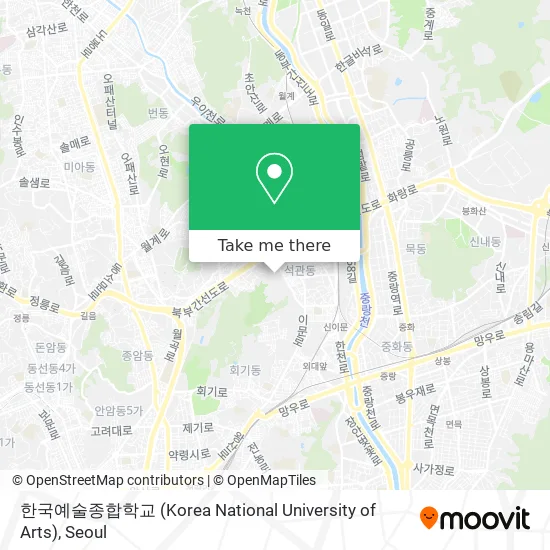한국예술종합학교 (Korea National University of Arts) map