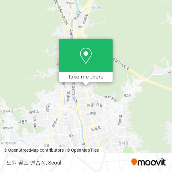 노원 골프 연습장 map