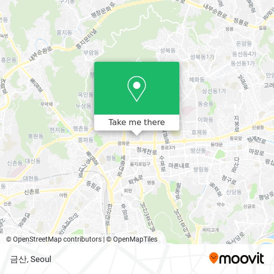 금산 map