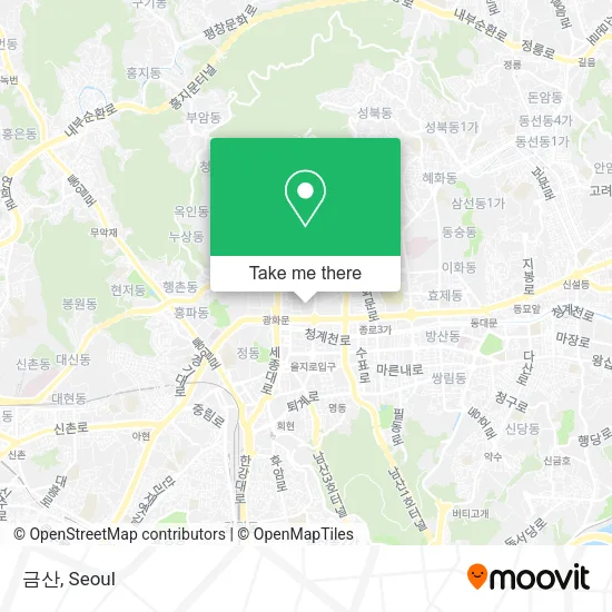 금산 map