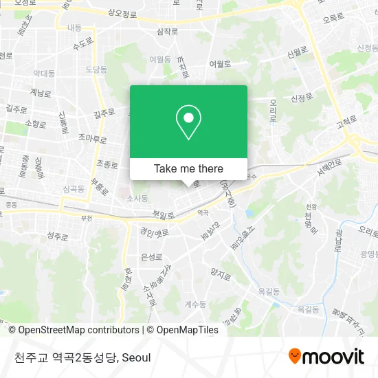 천주교 역곡2동성당 map