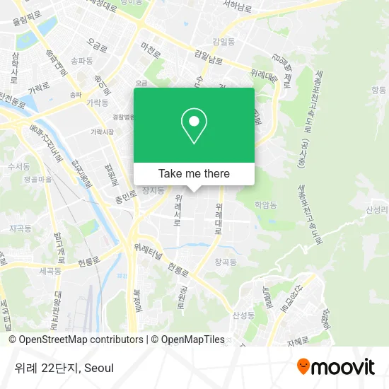 위례 22단지 map