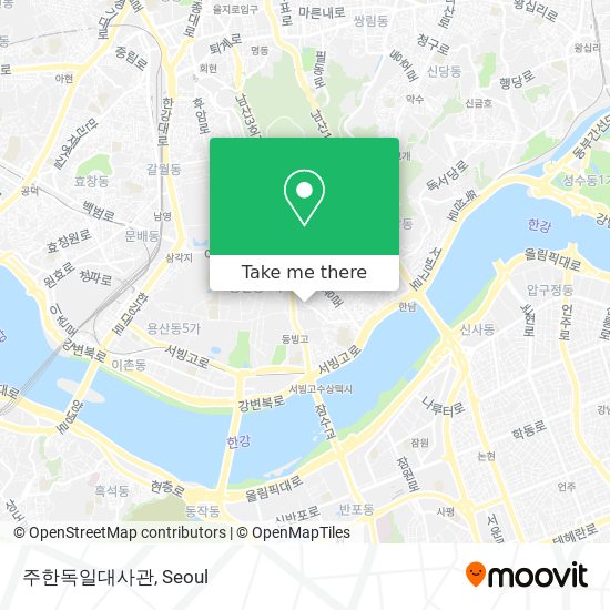 주한독일대사관 map