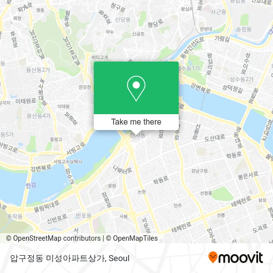 압구정동 미성아파트상가 map