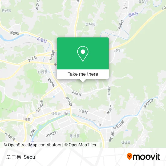 오금동 map