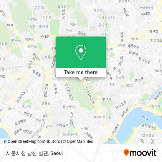 서울시청 남산 별관 map
