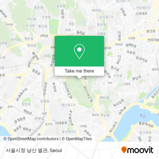 서울시청 남산 별관 map