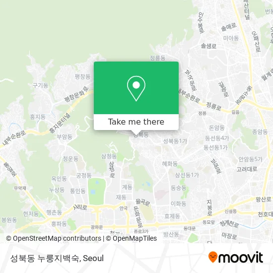 성북동 누룽지백숙 map