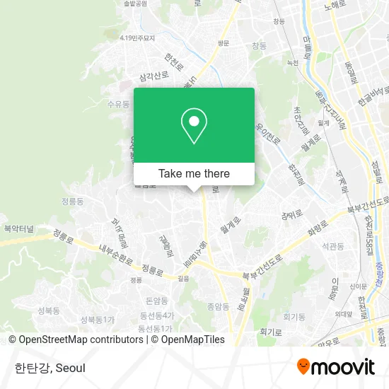 한탄강 map