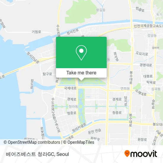 베어즈베스트 청라GC map