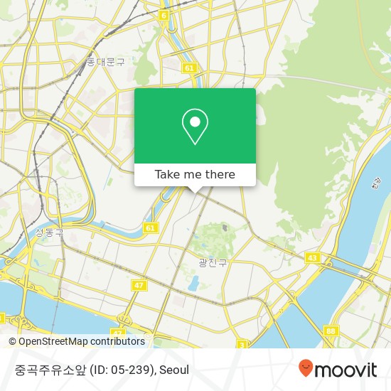 중곡주유소앞 (ID: 05-239) map